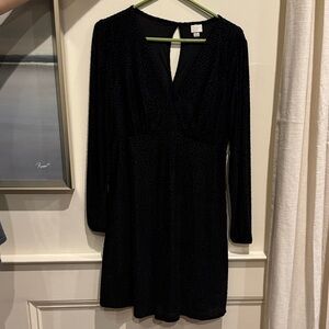a new day Black Long Sleeve Dress